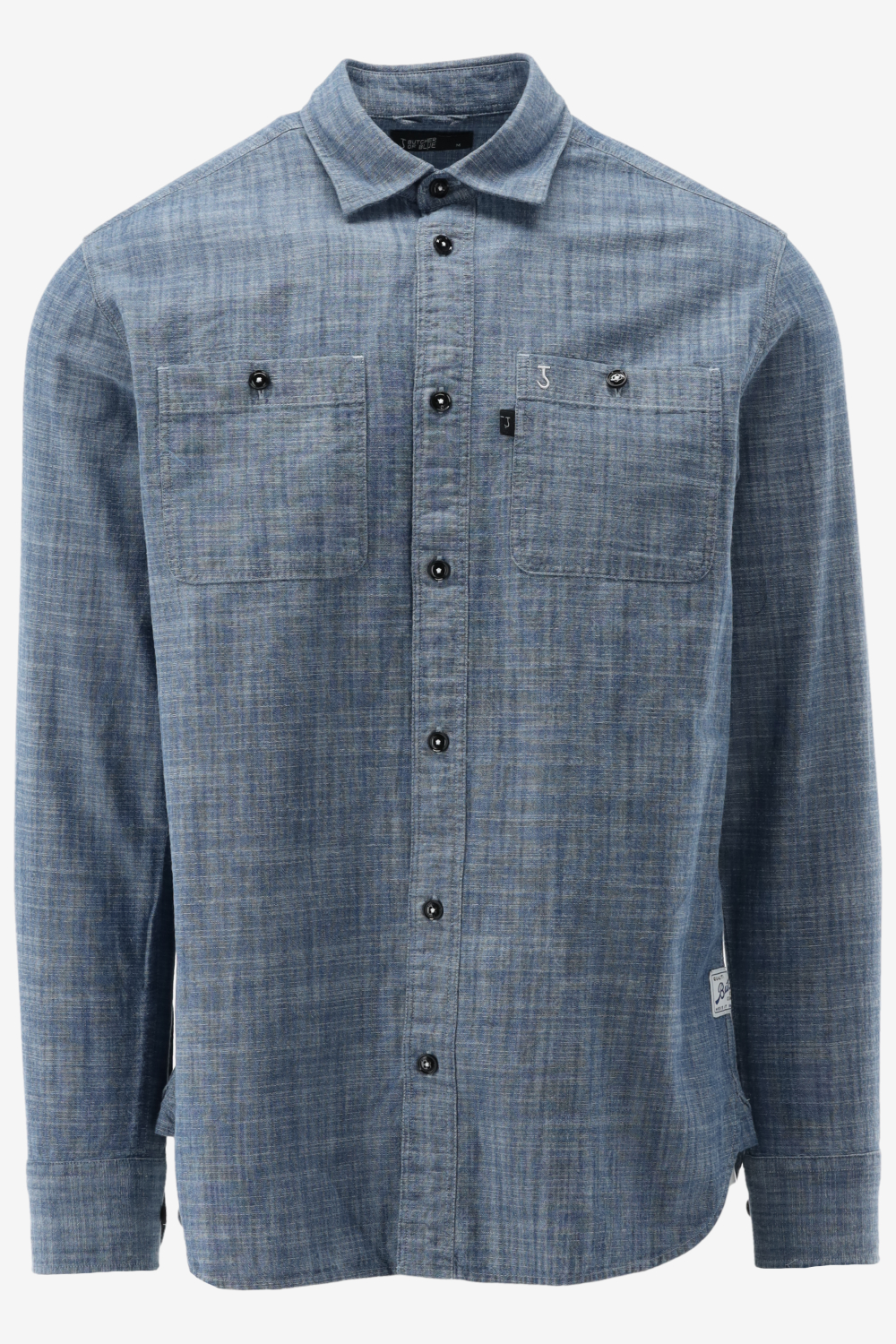 Butcher of Blue Casual Shirt AIDAN WORKER CHAMBRAY SHIRT maat S