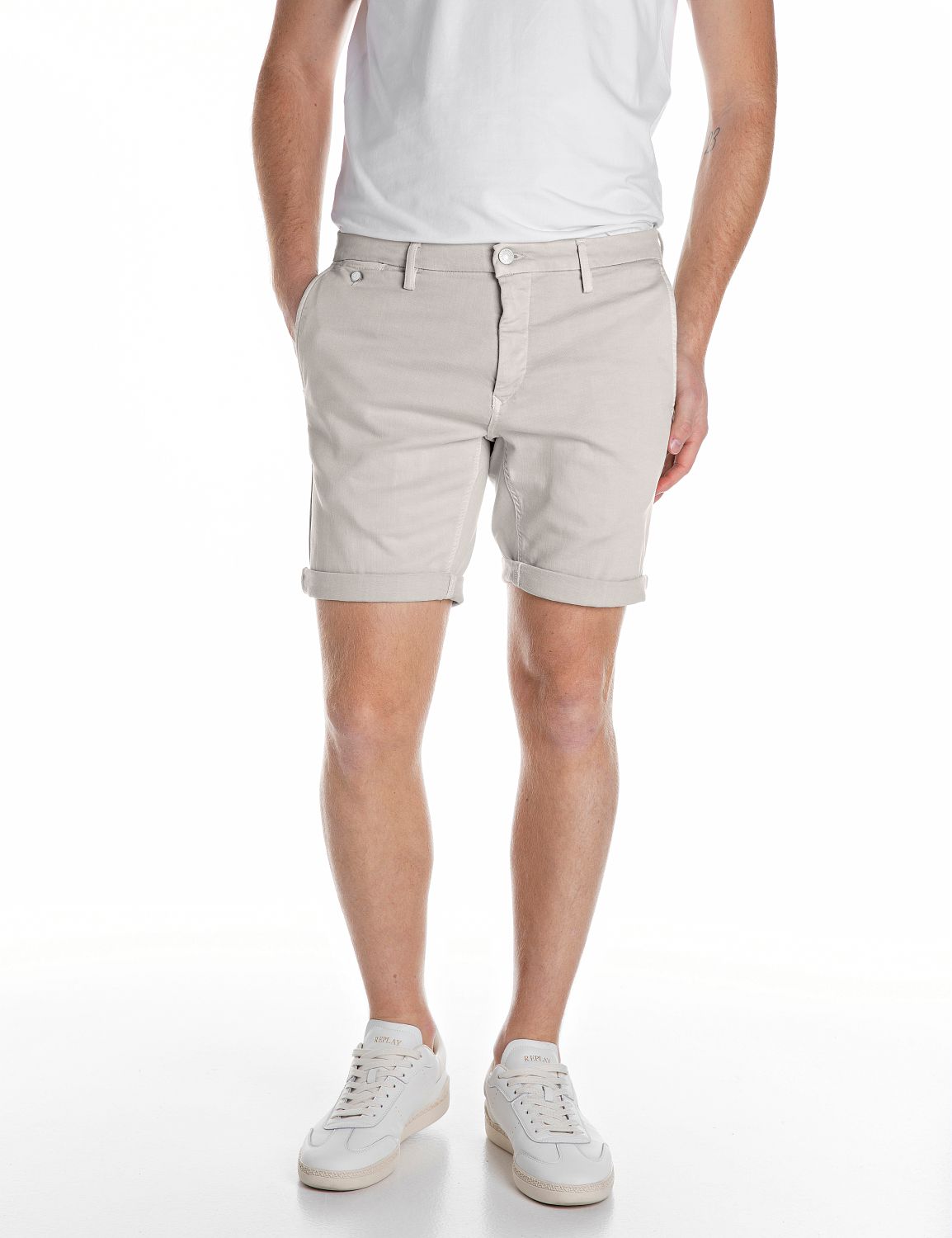Replay | Heren | Short Grijs