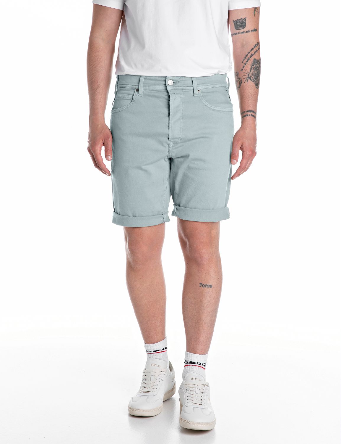 Replay | Heren | Short Blauw