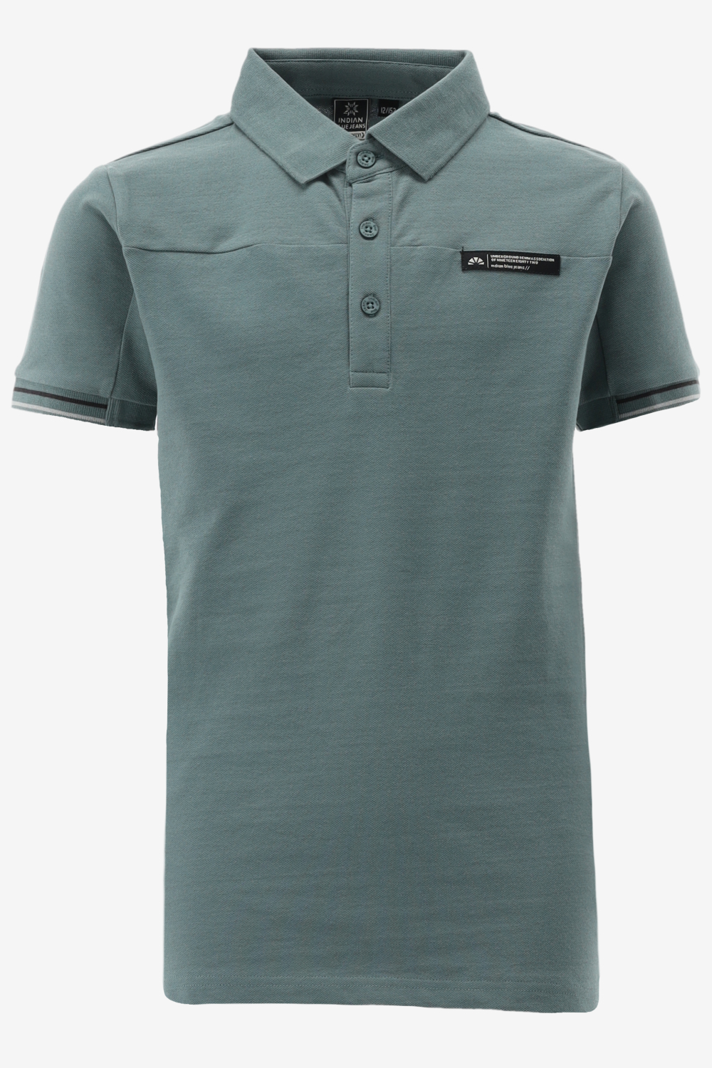 Indian Blue Poloshirt maat 128 8J