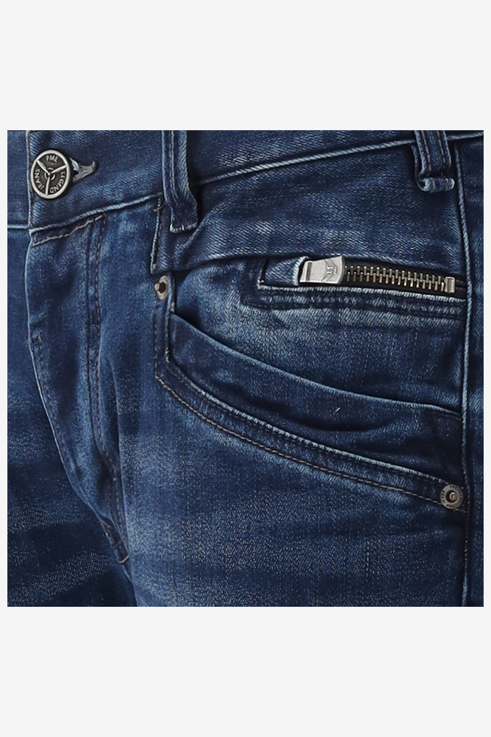 PME Legend Straight Fit BARE METAL in Zwart -33% | Bergmans