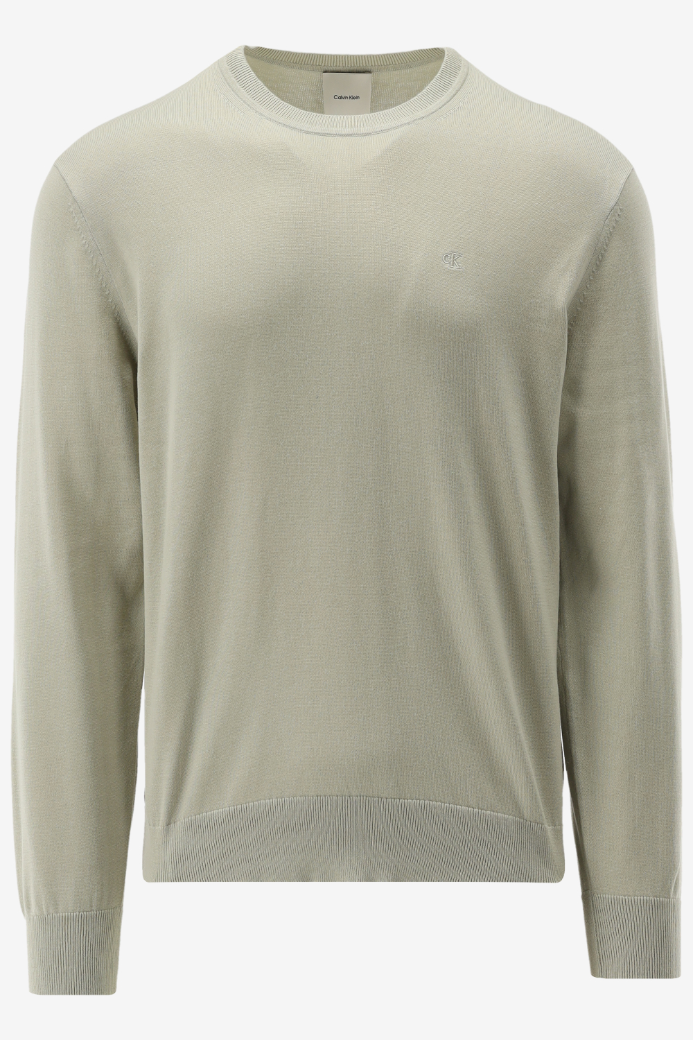Calvin Klein Trui LS SUPIMA COTTON CRE, CEF maat S
