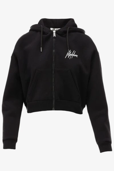 Malelions Sweatvest CROPPED ZIP HOODIE