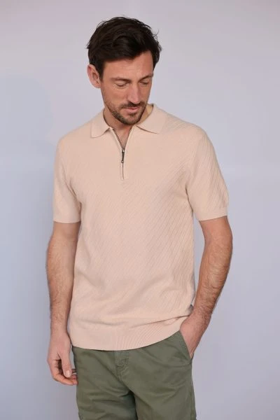 Kultivate Poloshirt OBLIQUE ZIP