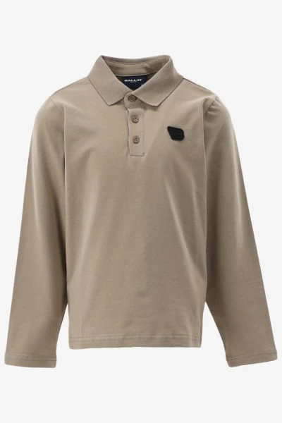 Ballin Poloshirt LOGO BADGE LONGE SLEEVE