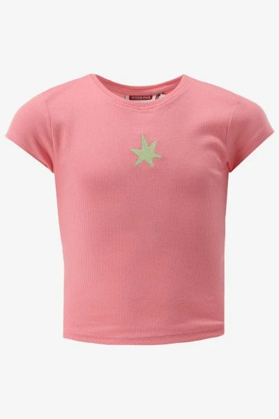 Vingino T-shirt BASIC-CROP RIB TEE