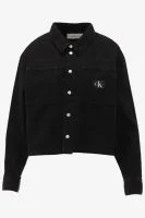 Calvin Klein Spijkerjas CROPPED DAD DENIM SH - productfoto