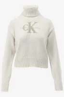 Calvin Klein Trui CHENILLE MONOLOGO SW, YBI - productfoto