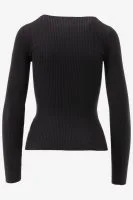 Calvin Klein Trui WOVEN LABEL TIGHT SW, BEH - productfoto