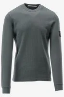 Calvin Klein Longsleeve BADGE WAFFLE LS TEE, PSL - productfoto