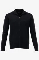Butcher of Blue Vest HUNT BOILED WOOL CARDIGAN - productfoto