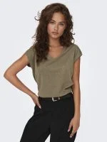 Only T-shirt SILVERY - productfoto