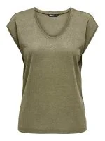 Only T-shirt SILVERY - productfoto