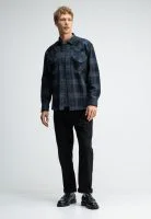 Butcher of Blue Casual Shirt CARTER WEST BLACK CHECK