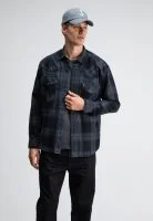Butcher of Blue Casual Shirt CARTER WEST BLACK CHECK