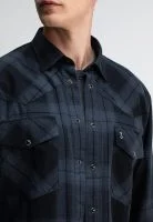 Butcher of Blue Casual Shirt CARTER WEST BLACK CHECK