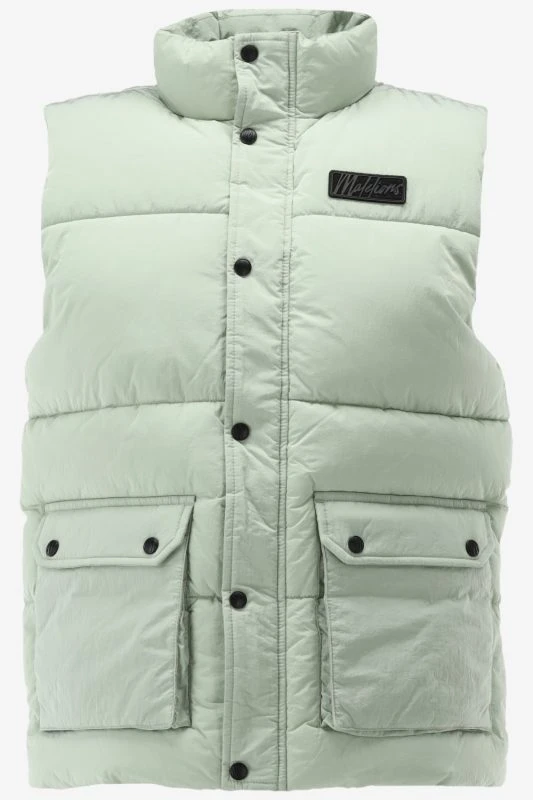 Malelions Bodywarmer Malelions Men Crinkle Padded V