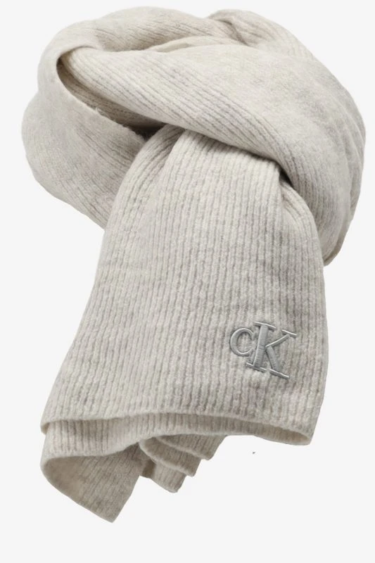 Calvin Klein Sjaal THICK EMBROIDERY SCA - productfoto
