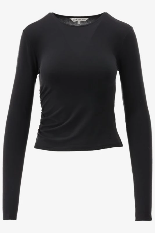 Calvin Klein Longsleeve MODAL DETAIL LS TOP, BEH - productfoto