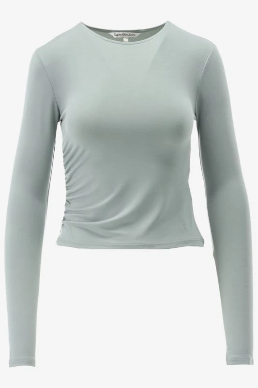 Calvin Klein Longsleeve MODAL DETAIL LS TOP - productfoto