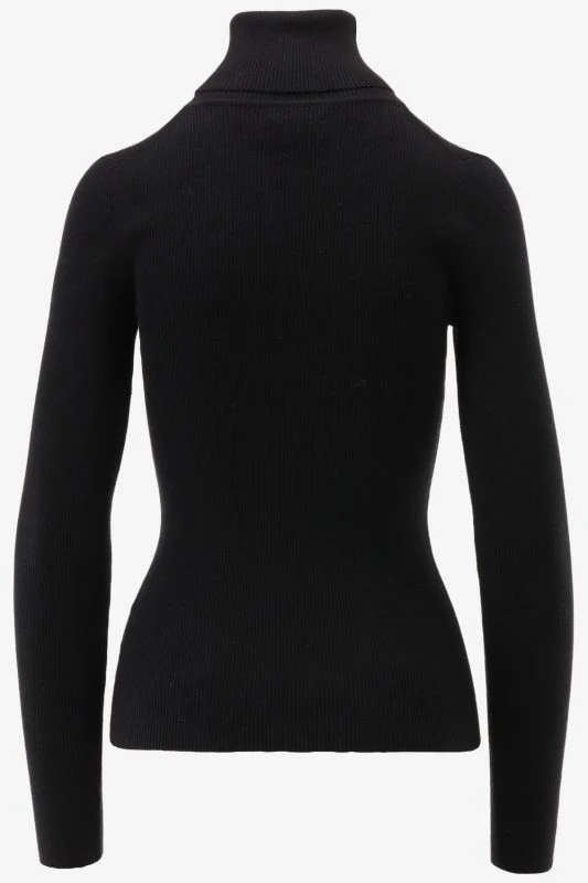 Calvin Klein Trui WOVEN LABEL ROLL NEC - productfoto