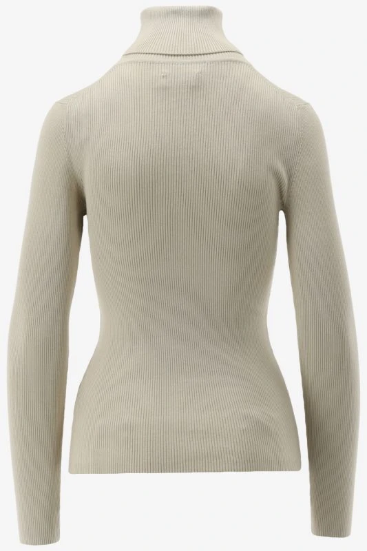 Calvin Klein Trui WOVEN LABEL ROLL NEC - productfoto