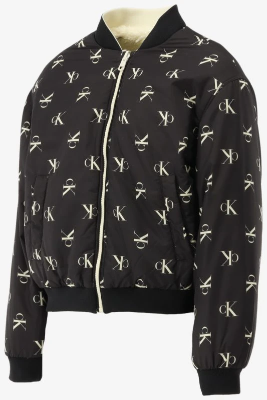 Calvin Klein Jas REVERSIBLE TEDDY AOP, YAB - productfoto