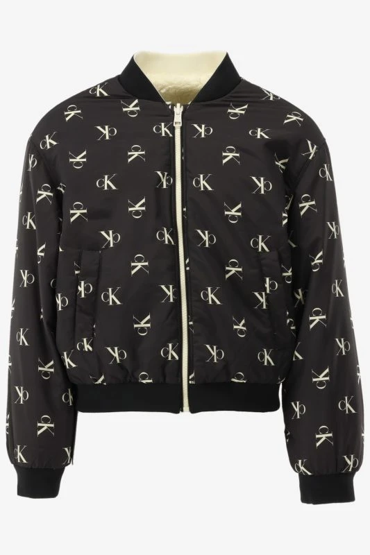 Calvin Klein Jas REVERSIBLE TEDDY AOP, YAB - productfoto