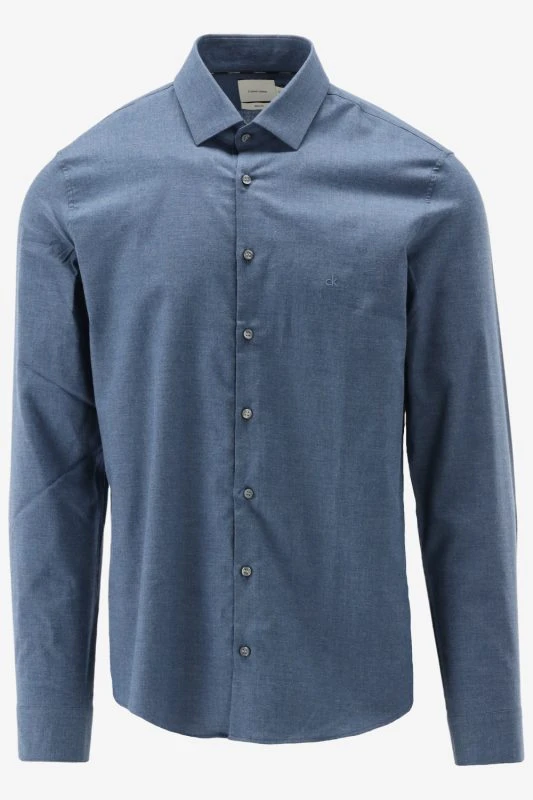 Calvin Klein Casual Shirt FLANNEL SOLID SLIM S - productfoto