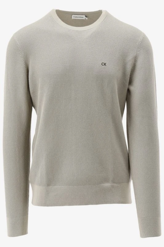 Calvin Klein Trui WAFFLE STRUCTURE SWE - productfoto