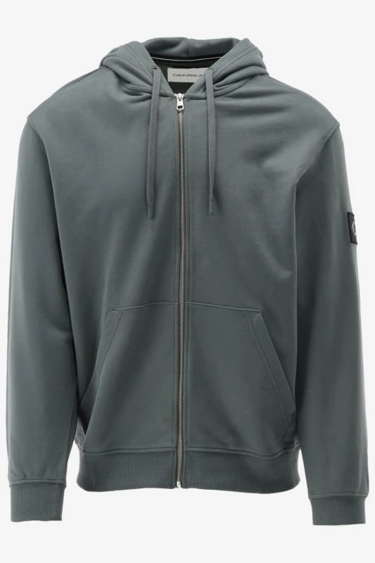 Calvin Klein Sweatvest BADGE ZIP THROUGH HO, PSL - productfoto