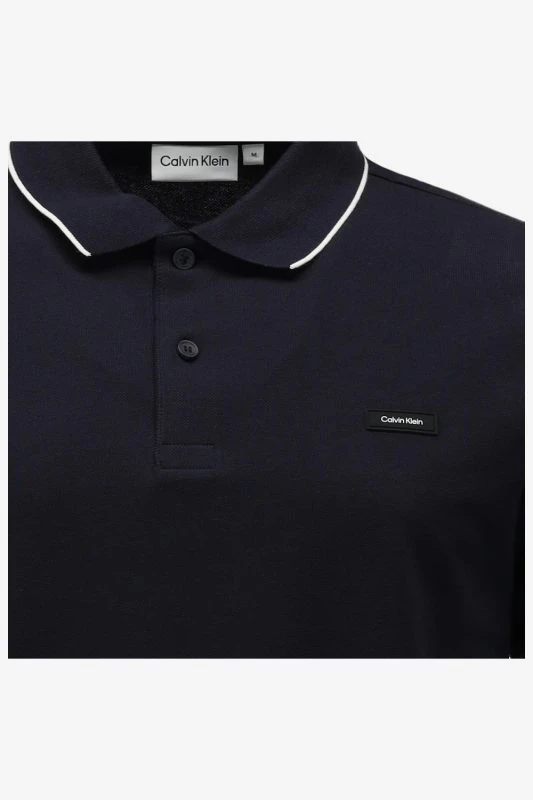 Calvin Klein Poloshirt STRETCH PIQUE TIPPIN - productfoto