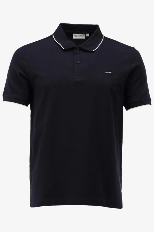 Calvin Klein Poloshirt STRETCH PIQUE TIPPIN - productfoto