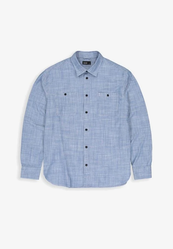 Butcher of Blue Casual Shirt AIDAN WORKER CHAMBRAY SHIRT