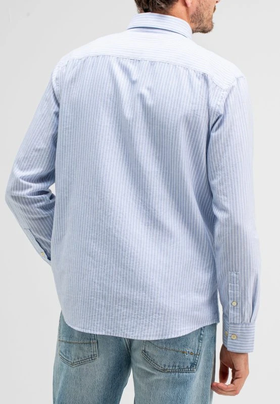 Butcher of Blue Casual Shirt AIDAN OXFORD  BOLD STRIPE SHIR