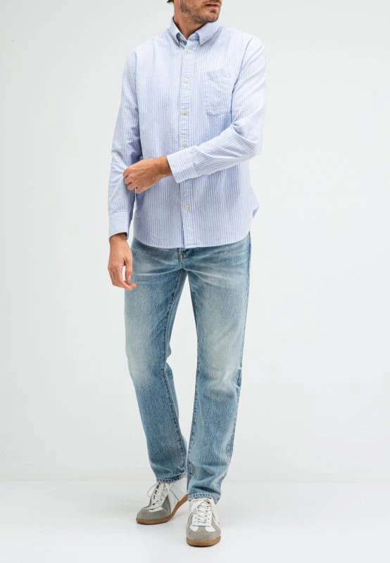 Butcher of Blue Casual Shirt AIDAN OXFORD  BOLD STRIPE SHIR