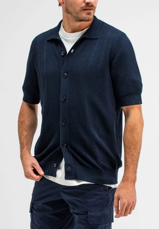Butcher of Blue Casual Shirt RIPLEY KNIT SHIRT