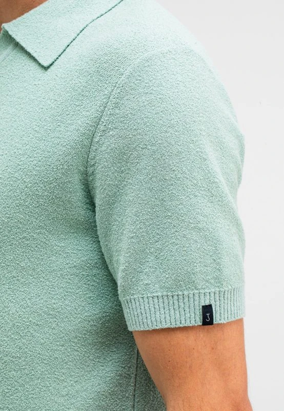 Butcher of Blue Poloshirt BOUCLE KNIT POLO