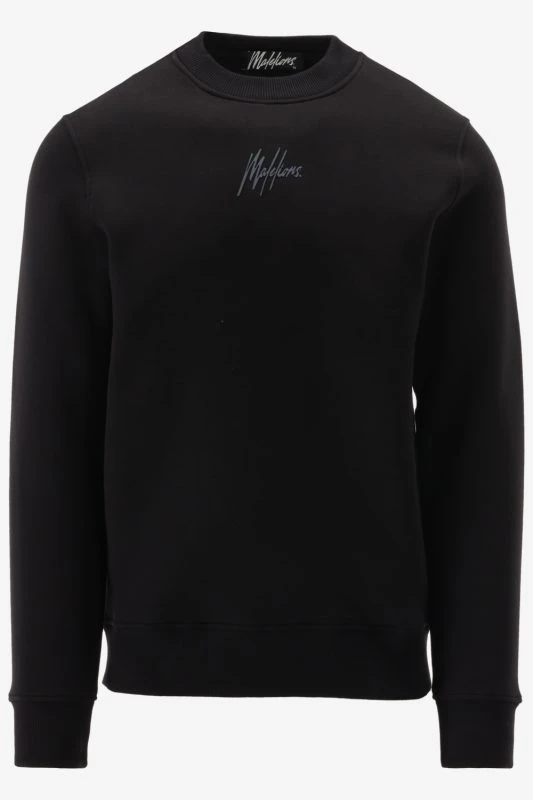 Malelions Sweater STRIPED SIGNATURE SWEATER - productfoto