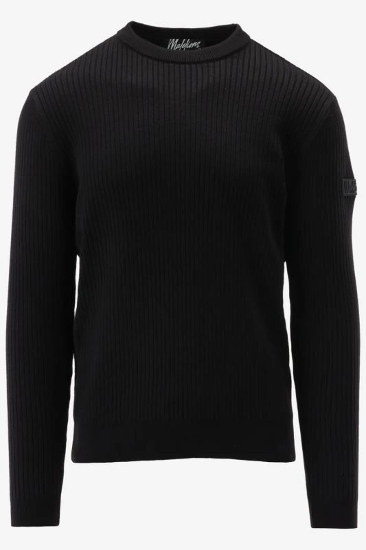 Malelions Trui RIB KNITTED SWEATER - productfoto
