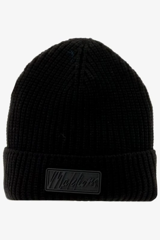 Malelions Muts RIBBED LOGO BEANIE - productfoto