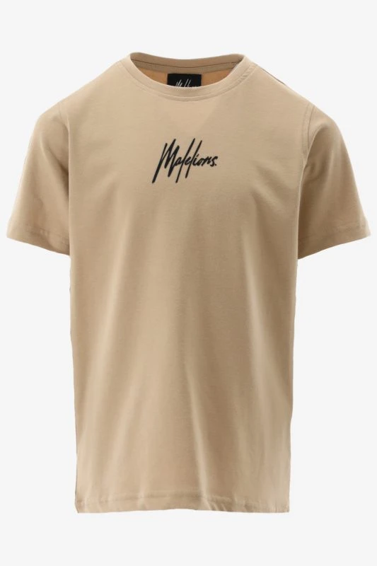 Malelions T-shirt STRIPED SIGNATURE T-SHIRT - productfoto