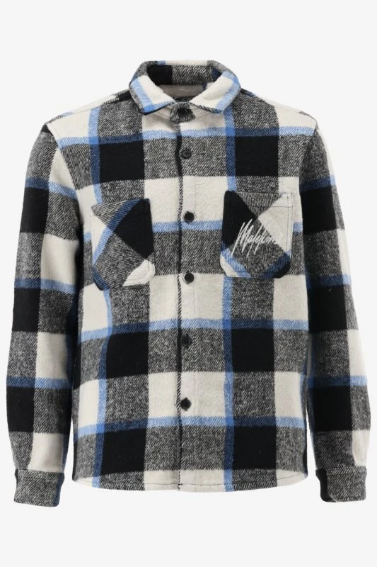 Malelions Casual Shirt SIGNATURE DAMAGED FLANNEL - productfoto