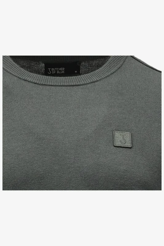 Butcher of Blue Trui CLIFDEN CREW - productfoto