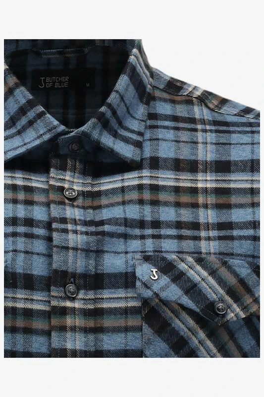 Butcher of Blue Casual Shirt CILLIAN CHECK SHIRT - productfoto