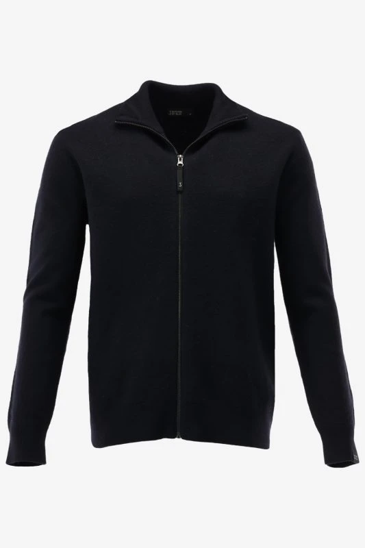 Butcher of Blue Vest HUNT BOILED WOOL CARDIGAN - productfoto
