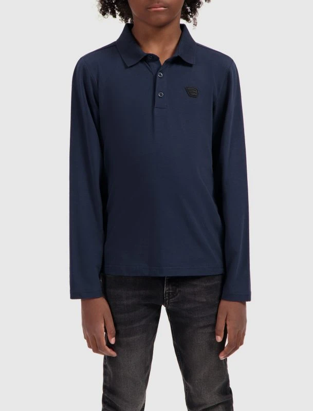 Ballin Poloshirt LOGO BADGE LONGE SLEEVE