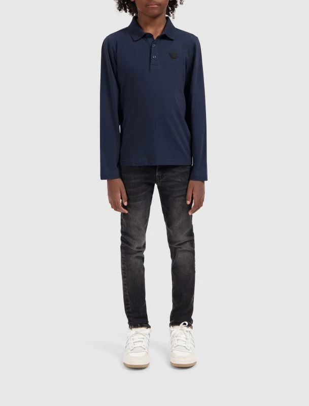 Ballin Poloshirt LOGO BADGE LONGE SLEEVE