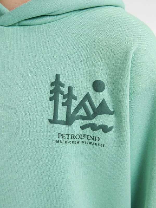 Petrol Hoodie - productfoto