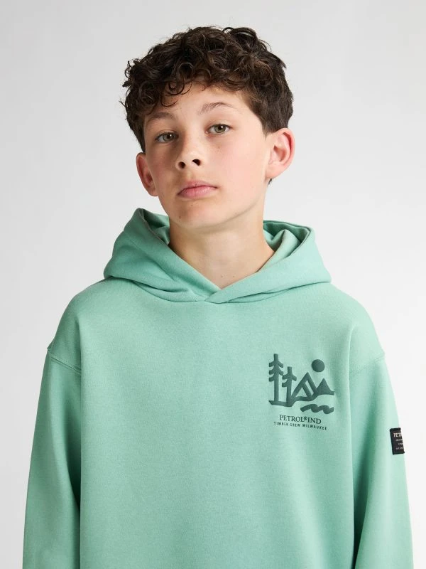 Petrol Hoodie - productfoto